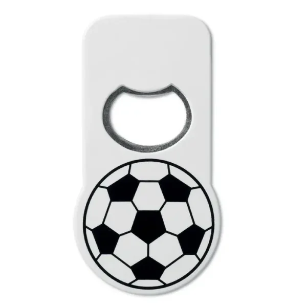 Desfacator De Sticle Imprimeu Fotbal Si Magnet, 9.5x5x0.5cm