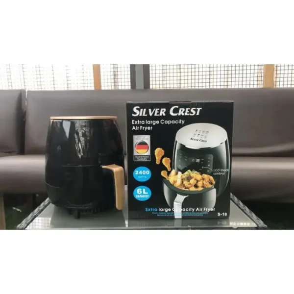 Friteuza Cu Aer Cald Fara Ulei Air Fryer Capacitate 6l Ecran Digital Functie De Coacere - imagine 2