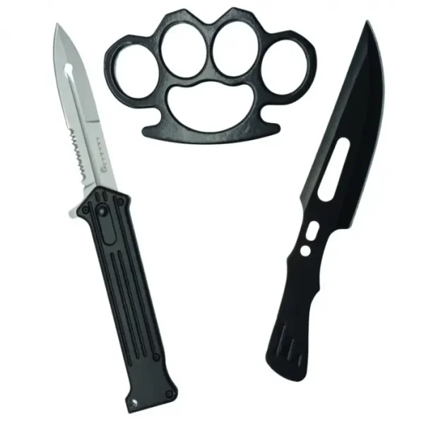 Kit Ninja Cryo, Briceag Model Cryo, Cutit De Aruncat La Tina, Model Cryo