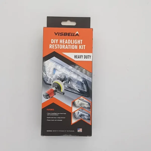 Kit Profesional Restaurare Polishare Faruri Visbella Heavy Duty - imagine 3