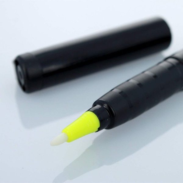 Marker permanent cu cerneala verde invizibila, detectabila sub lumina uv - imagine 3