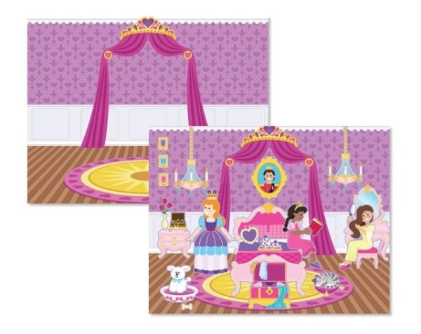 Abtibilduri reutilizabile Castelul printesei Melissa and Doug - imagine 2