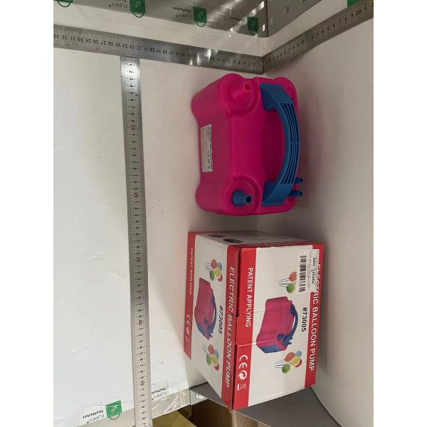 Pompa Electrica de Umflat Baloane, Flippy, cu Doua Iesiri, 220V, Putere 600W, Accesorii petrecere, Rosu - imagine 2