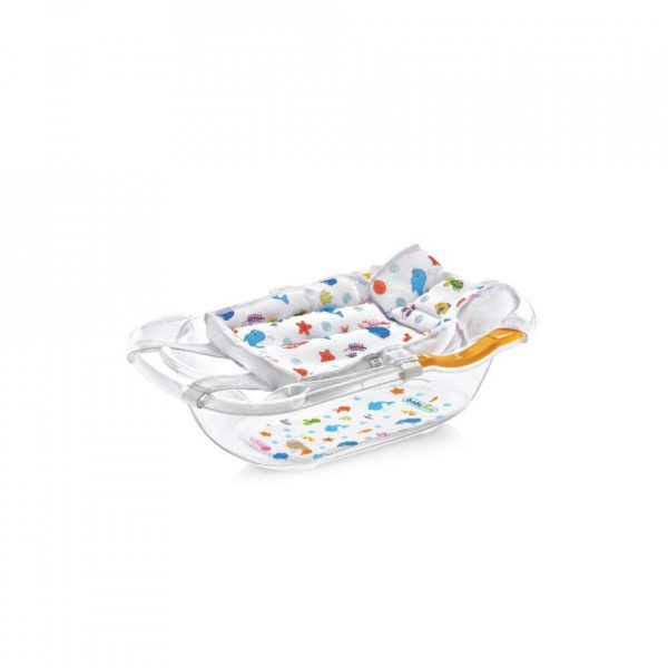 Hamac din spuma pentru cadita BabyJem Ocean Baby (Culoare: Bleu) - imagine 2