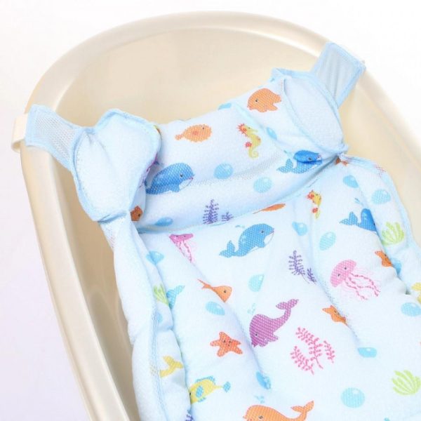 Hamac din spuma pentru cadita BabyJem Ocean Baby (Culoare: Bleu) - imagine 3