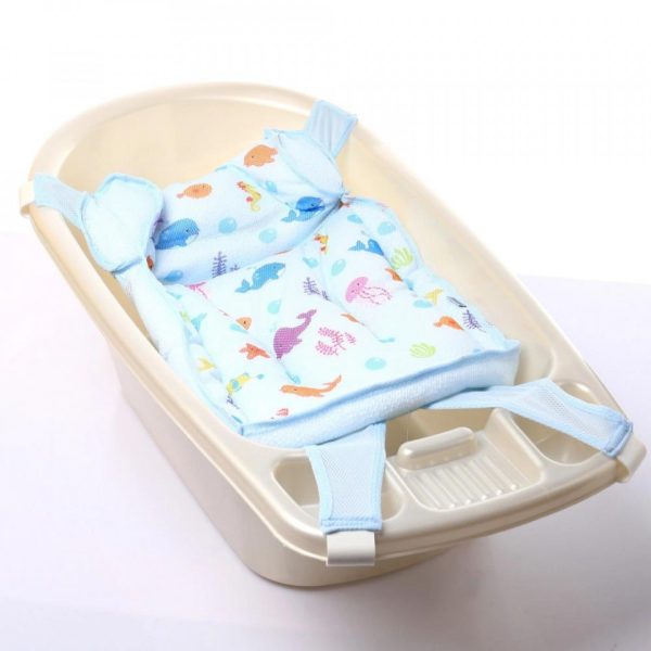 Hamac din spuma pentru cadita BabyJem Ocean Baby (Culoare: Bleu) - imagine 4