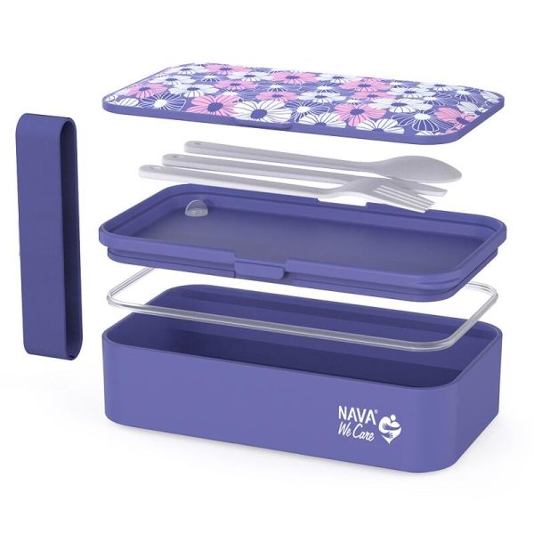 Lunchbox Nava We care 650 ml violet - imagine 2