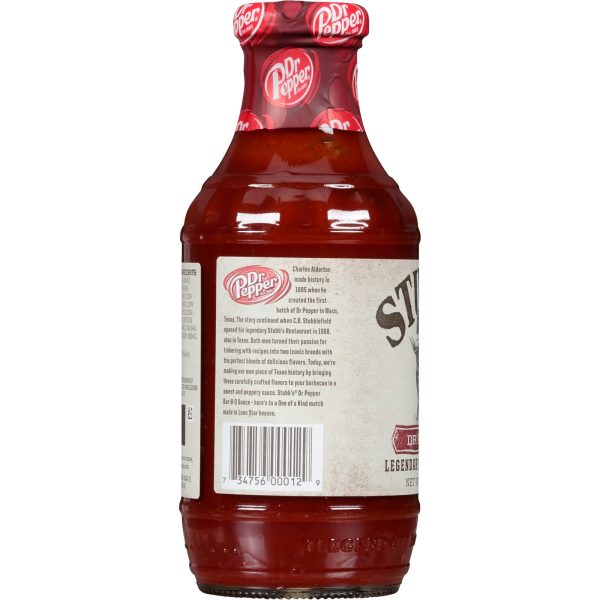 Sos Stubb's Dr. Pepper Bar-B-Q 450 ml ST-235 - imagine 3