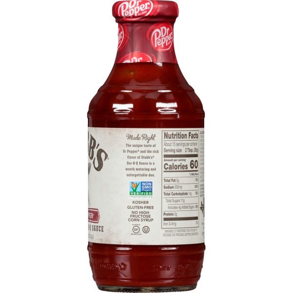 Sos Stubb's Dr. Pepper Bar-B-Q 450 ml ST-235 - imagine 4