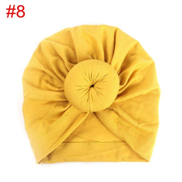 Turban bebelusi din bumbac Drool (Culoare: Galben)