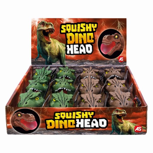 JUCARIE SQUISHY HEAD DINO