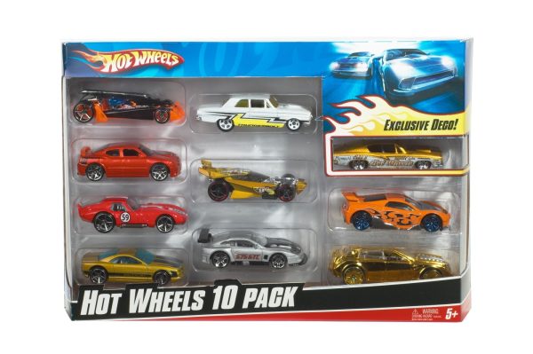 HOT WHEELS SET 10 MASINUTE SCARA 1:64