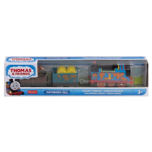 THOMAS LOCOMOTIVA MOTORIZATA CU 2 VAGOANE