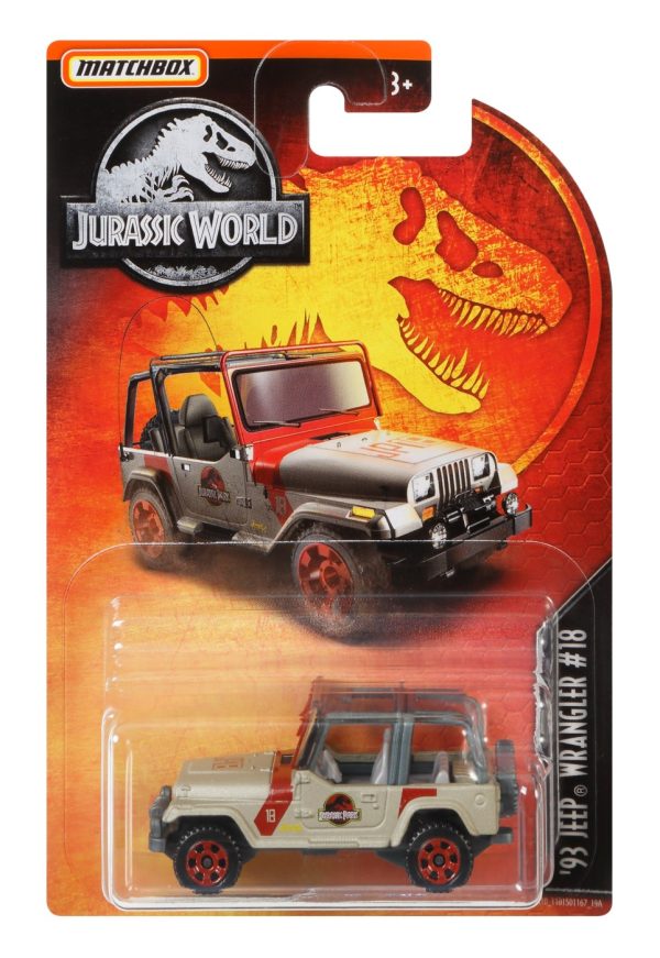 MATCHBOX VEHICUL JURASSIC WORLD SCARA 1:64