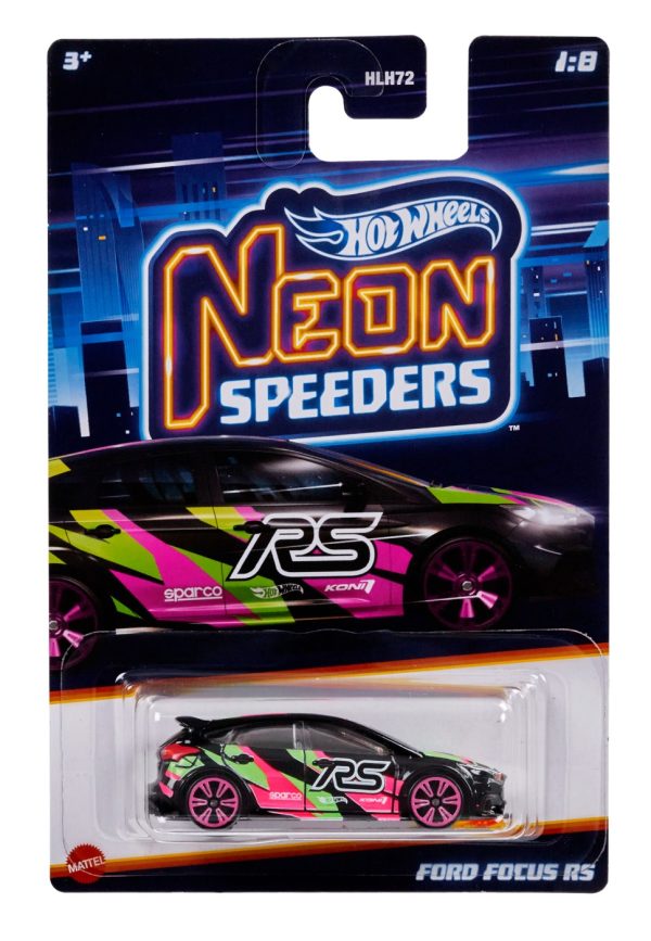 HOT WHEELS MASINUTA METALICA NEON SCARA 1:64