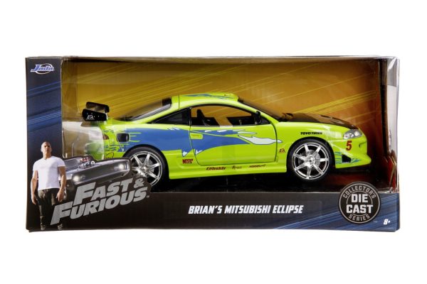 JADA FAST & FURIOUS MASINUTA METALICA MITSUBISHI ECLIPSE SCARA 1:24