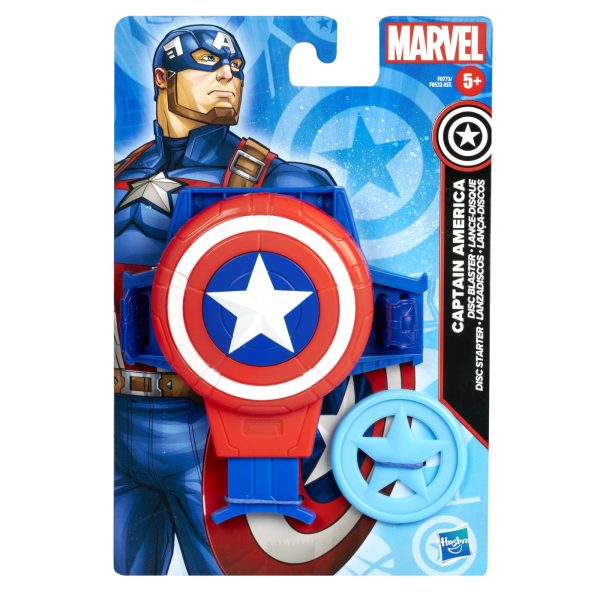 SPIDERMAN MARVEL ARMA SUPEREROU DISC BLASTER CAPTAIN AMERICA