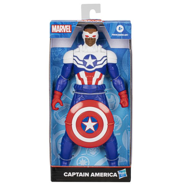 MARVEL AVENGERS FIGURINA CAPTAIN AMERICA ALBASTRU DESCHIS 24CM