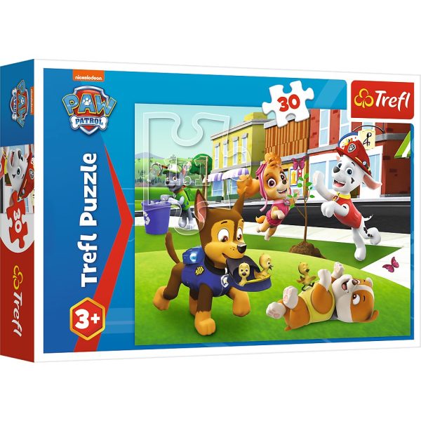 PUZZLE TREFL 30 PATRULA CATELUSILOR CATEI IN ACTIUNE