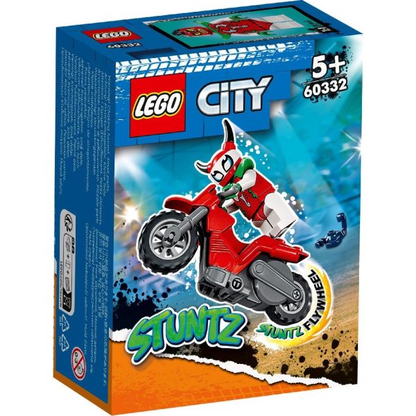 LEGO CITY STUNTZ MOTOCICLETA DE CASCADORII SCORPION SALBATIC 60332