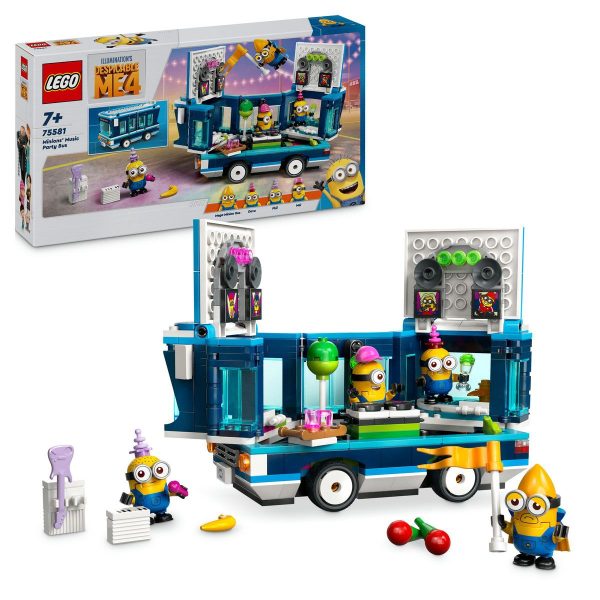 LEGO DESPICABLE ME4 AUTOBUZUL DE PETRECERE AL MINIONILOR 75581 - imagine 4