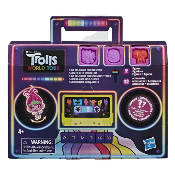 TROLLS SET 2 FIGURINE MICII DANSATORI