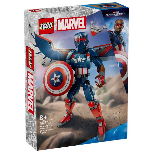 LEGO SUPER HEROES FIGURINA DE CONSTRUCTIE CAPITANUL AMERICA 76296 - imagine 3