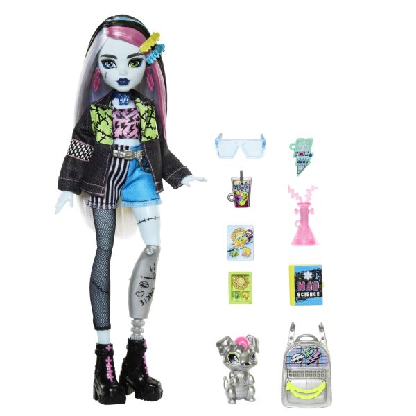 MONSTER HIGH PAPUSA FRANKIE STEIN SI ANIMALUT WATZIE - imagine 2