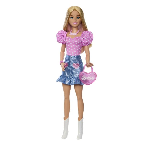 BARBIE PAPUSA BARBIE BLONDA 71CM - imagine 2