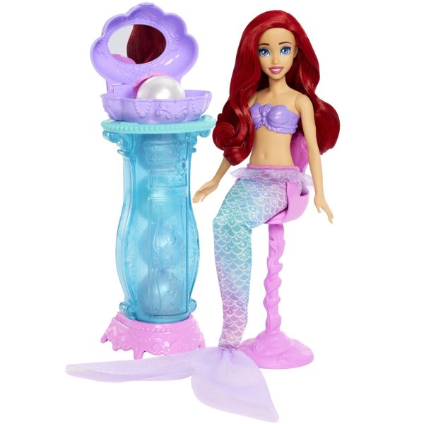 DISNEY PRINCESS PAPUSA ARIEL SI MASUTA DE MACHIAJ CU SURPRIZE - imagine 3