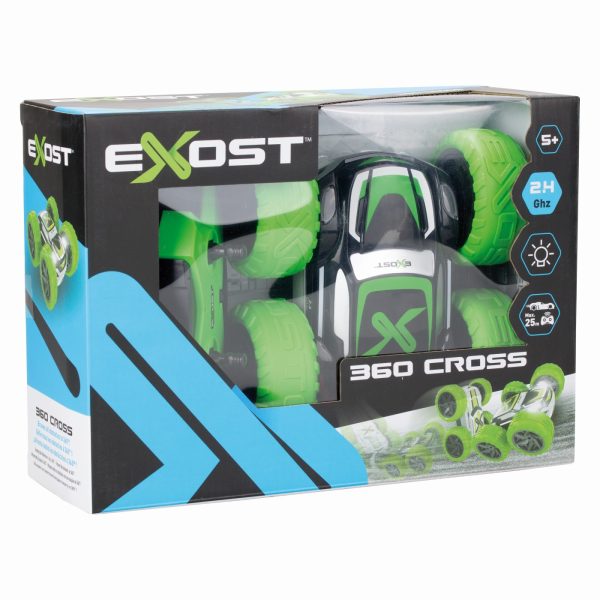 MASINA CU TELECOMANDA EXOST RC 1:18 360 CROSS LED - imagine 2