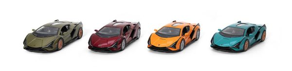 MASINUTA METALICA LAMBORGHINI SIAN 13CM SCARA 1 LA 40 - imagine 2