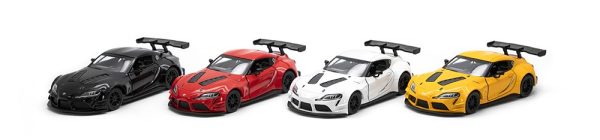 MASINUTA METALICA TOYOTA GR SUPRA 13CM SCARA 1 LA 36 - imagine 2