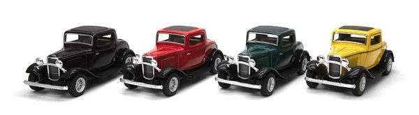 MASINUTA METALICA FORD 1932 COUPE 13CM SCARA 1 LA 34 - imagine 2