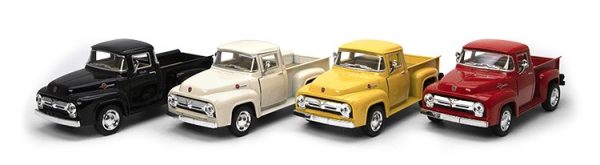 MASINUTA METALICA FORD F-100 1956 13CM SCARA 1 LA 38 - imagine 2