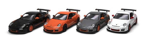 MASINUTA METALICA PORSCHE 911 GT3 RS 2010 13CM SCARA 1 LA 36 - imagine 2