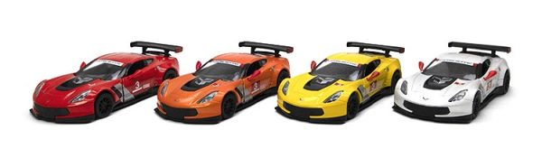 MASINUTA METALICA CORVETTE C7 R 2016 13CM SCARA 1 LA 36 - imagine 2