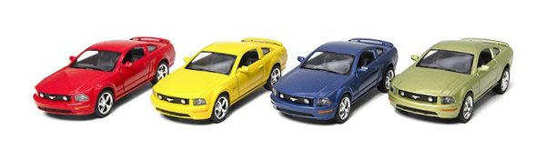 MASINUTA METALICA FORD MUSTANG GT 2006 13CM SCARA 1 LA 36 - imagine 2