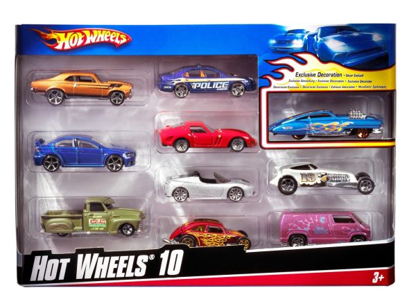 HOT WHEELS SET 10 MASINUTE SCARA 1:64 - imagine 2