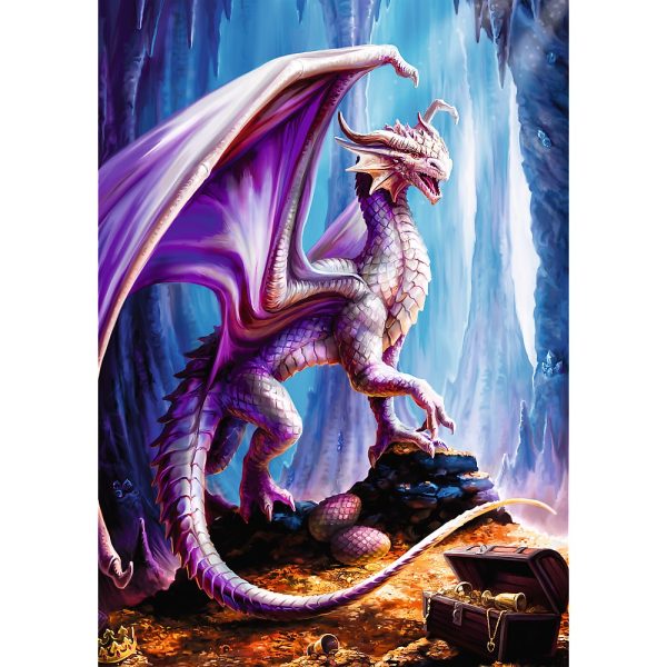 PUZZLE TREFL 1000 PREMIUM PLUS FANTASY GARDIANUL COMORII - imagine 2