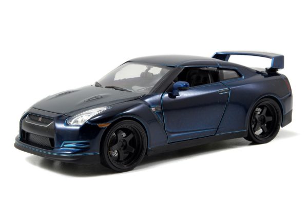 MASINUTA METALICA FAST AND FURIOUS 2009 NISSAN GT-R SCARA 1 LA 24 - imagine 2