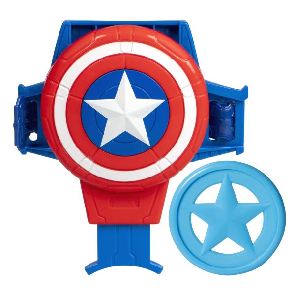 SPIDERMAN MARVEL ARMA SUPEREROU DISC BLASTER CAPTAIN AMERICA - imagine 2