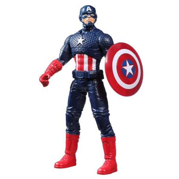 MARVEL AVENGERS FIGURINA CAPTAIN AMERICA ALBASTRU INCHIS 24CM - imagine 2