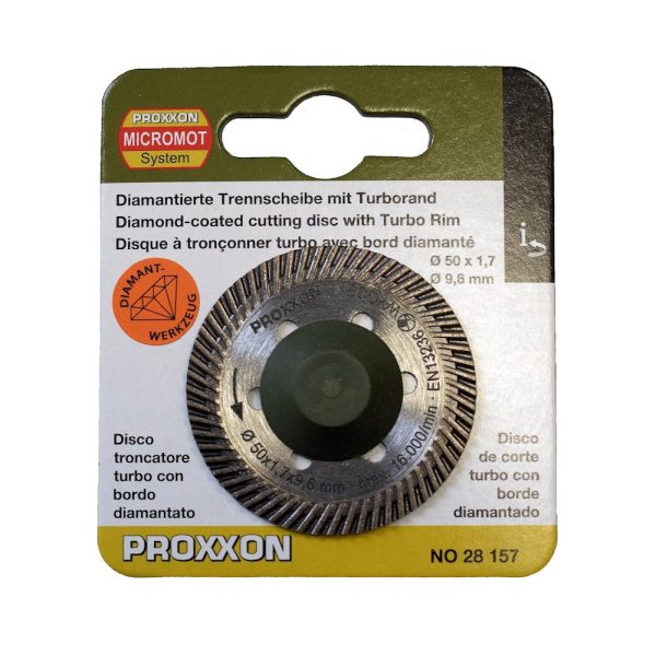 Proxxon 28157, Disc diamantat Turbo Rim, diametru de 50mm - imagine 2