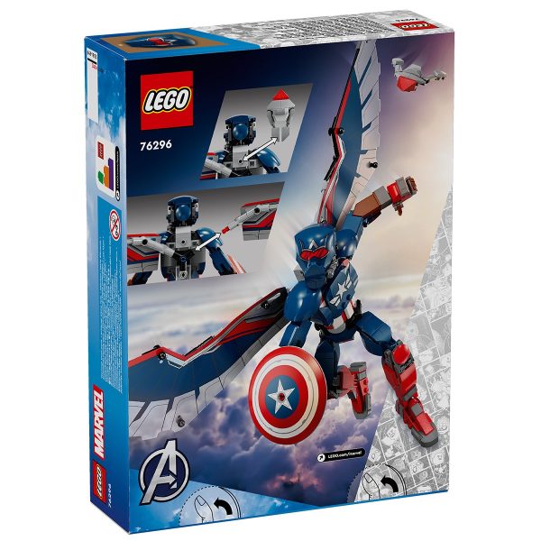 LEGO SUPER HEROES FIGURINA DE CONSTRUCTIE CAPITANUL AMERICA 76296 - imagine 4