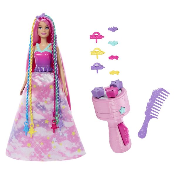 BARBIE DREAMTROPIA PAPUSA CU APARAT DE COAFAT - imagine 2