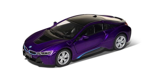 MASINUTA METALICA BMW I8 13CM SCARA 1 LA 36 - imagine 3