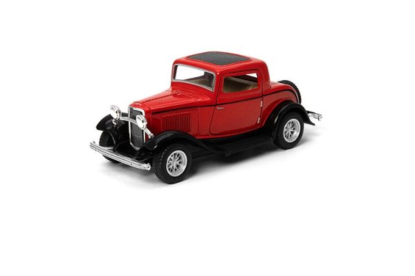 MASINUTA METALICA FORD 1932 COUPE 13CM SCARA 1 LA 34 - imagine 3