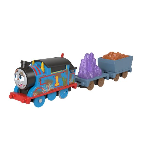 THOMAS LOCOMOTIVA MOTORIZATA CU 2 VAGOANE - imagine 3