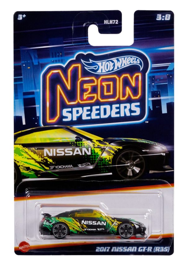 HOT WHEELS MASINUTA METALICA NEON SCARA 1:64 - imagine 3